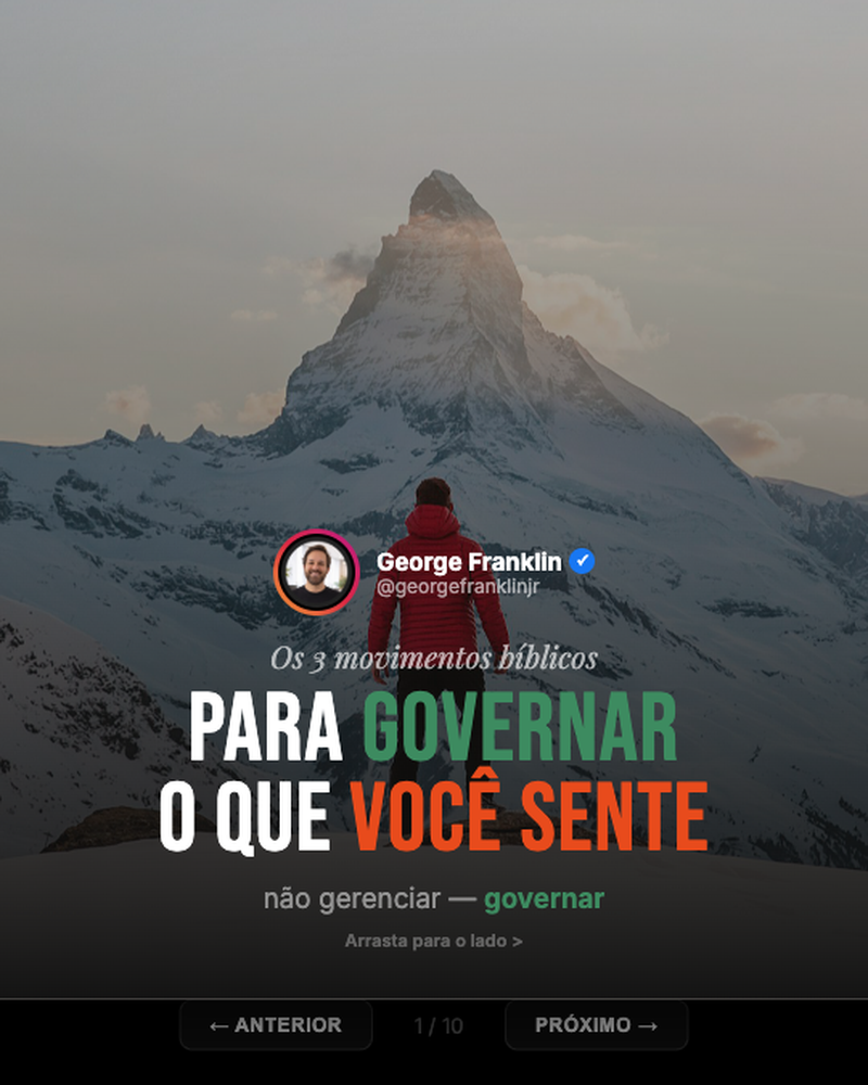 Carrossel de campanha — resultado gerado durante o evento